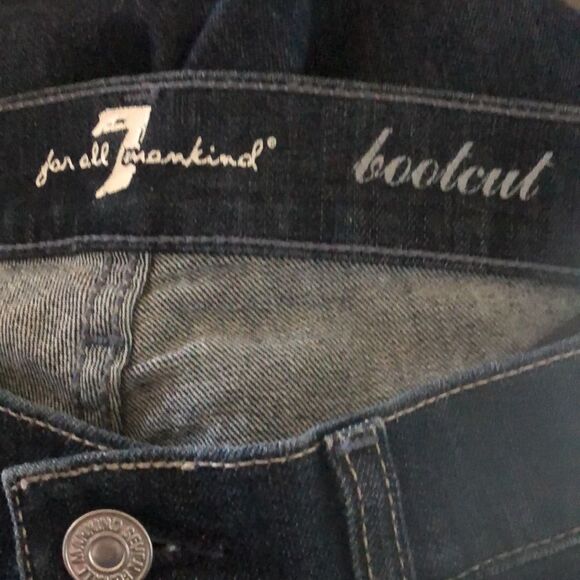 7 For All Mankind Embellished Bootcut Jeans 27 - Picture 4 of 5